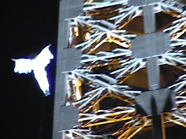 11:58pm - Aerial show at the Eiffel Tower