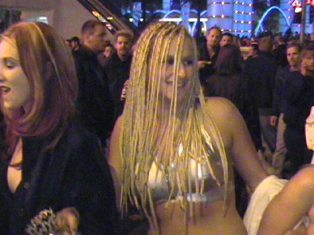 Babe in plastic!